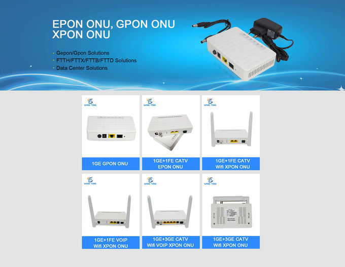 8 portów PON EPON OLT 1U 8 portów Porty Gepon olt 4 porty Uplink typu Rackmount